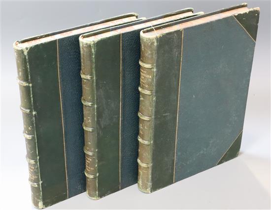 Great Industries of Great Britain, 3 vols, green leather, illustrated , Cassell Petter Galpin and Co, London